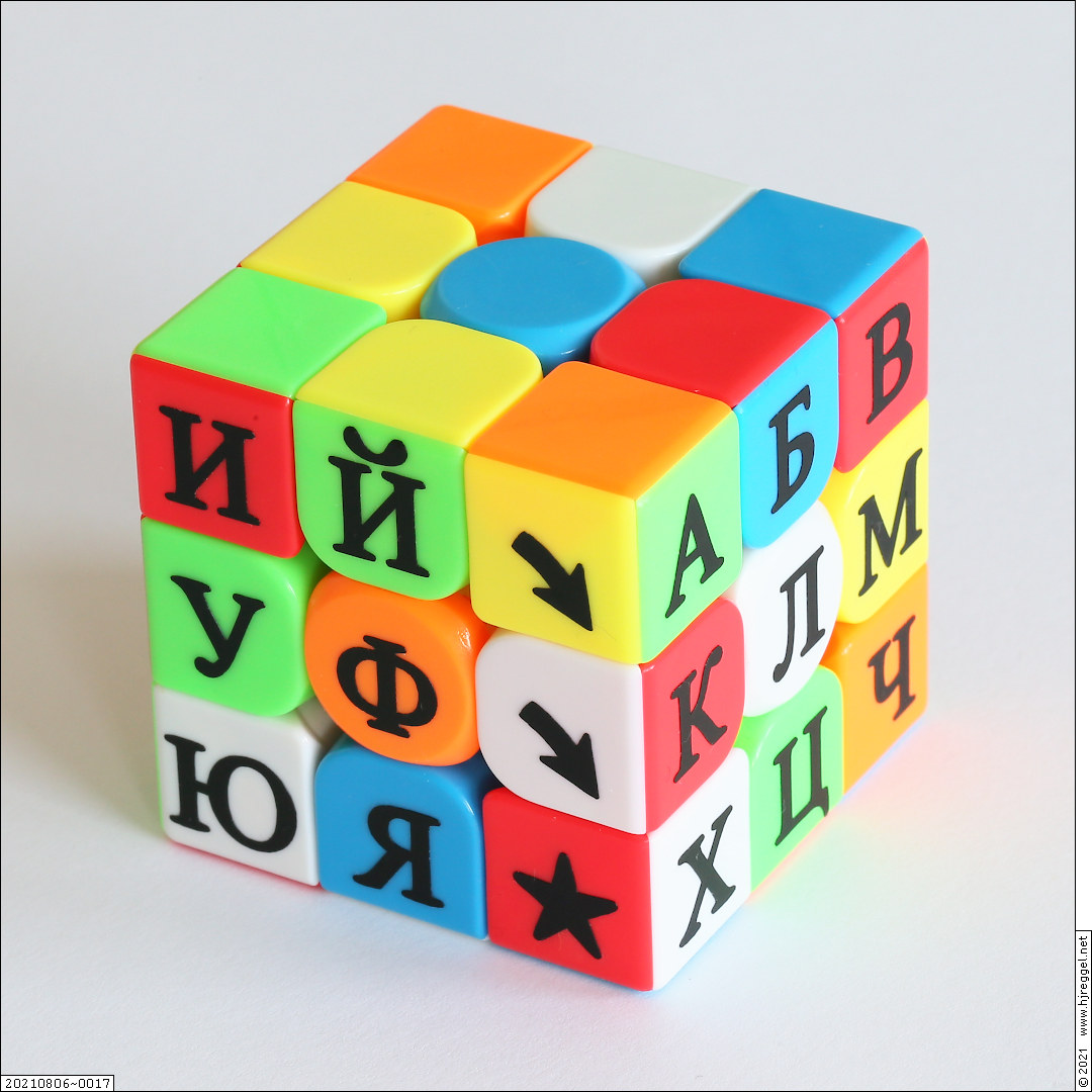 DIY Cyrillic Alphabet Cube DIY Cyrillic Alphabet Cube